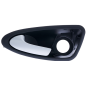 MANIGLIA INTERNA CFORO NERA CLEVA ARGENTO ANTERIORE SINISTRO SEAT IBIZA 6J56P1 2008201  SEAT IBIZA 6J56P1 20122015, SEAT IBIZA 