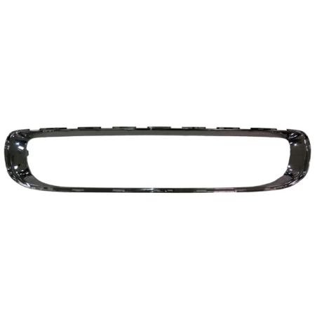 CORNICE GRIGLIA PARAURTI ANTERIORE INFERIORE CROMATA MINI CABRIO R57 20102015, MINI CLUBMAN R55 20102015, MINI COOPERONE R56 20