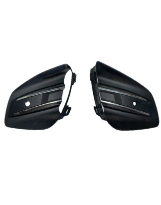 KIT GRIGLIE PARAURTI ANTERIORE DESTRASINISTRA NERE CSENSORE CON MODANATURA CROMATA RENAULT CLIO V B7 20192023