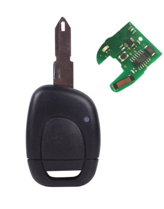 GUSCIO CHIAVE COMPLETO CON CHIP 46 ELECTRONIC BOARD TIPO FREQUENZA: 433MHZ RENAULT CLIO I B C575 357 19901994, RENAULT CLIO I B