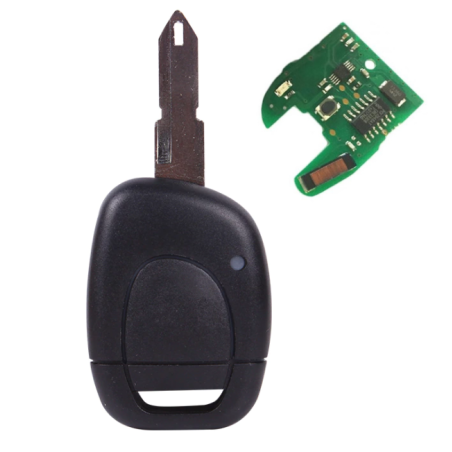 GUSCIO CHIAVE COMPLETO CON CHIP 46 ELECTRONIC BOARD TIPO FREQUENZA: 433MHZ RENAULT CLIO I B C575 357 19901994, RENAULT CLIO I B