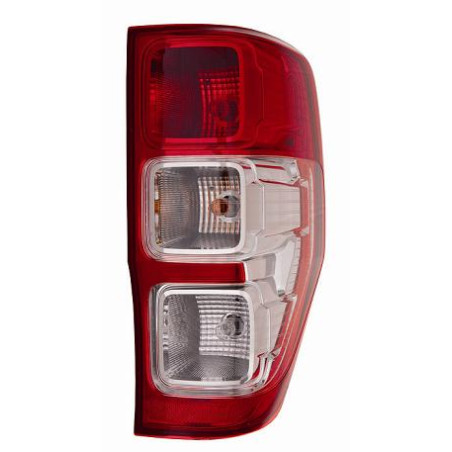 FANALE POSTERIORE SINISTRO BIANCO CON PORTALAMPADA FORD RANGER TKE 20122015, FORD RANGER 20152019, FORD RANGER 20192022
