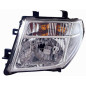 PROIETTORE SINISTRO H4 CON PREDISPOSIZIONE REGOLAZIONE ELETTRICA NISSAN PU NAVARA 2WD-4WD D40 20052010, NISSAN PATHFINDER R51 2