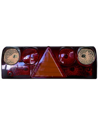 FANALE POSTERIORE DESTRO CON PORTALAMPADA NEW DESIGN SENZA LUCE TARGA