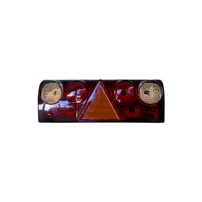 FANALE POSTERIORE DESTRO CON PORTALAMPADA NEW DESIGN SENZA LUCE TARGA