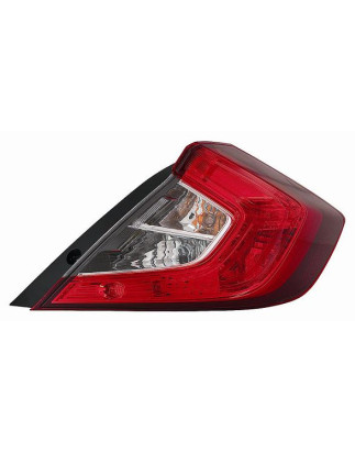 FANALE POSTERIORE DESTRO 4 PORTE W21W,WY21W,W16W CON PORTALAMPADA LED ESTERNO HONDA CIVIC HB FCFK 2016202  HONDA CIVIC SEDAN FC