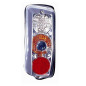 FANALE POSTERIORE DESTRO CON PORTALAMPADA FIAT 500 F  L  R 19651975