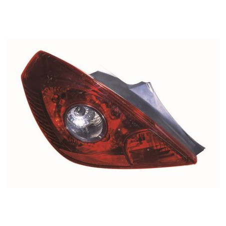 FANALE POSTERIORE SINISTRO 3 PORTE SENZA PORTALAMPADA OPEL CORSA D S07 20062015