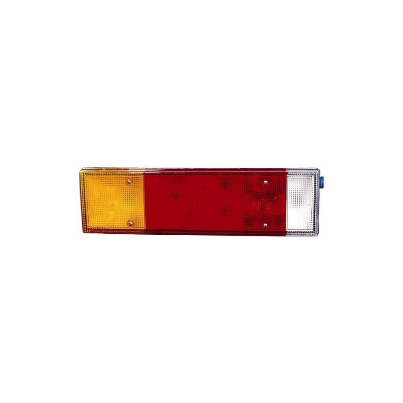 FANALE POSTERIORE SINISTRO CON PORTALAMPADA MODELLO CON ATTACCO LATERALE 7 FUNZIONI CON CATADIOTTRO CON LUCE TARGA RENAULT PREM