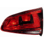 FANALE POSTERIORE DESTRO BIANCOROSSO SENZA PORTALAMPADA INTERNO FONDO SCURO VOLKSWAGEN GOLF VII 5G1 20132016