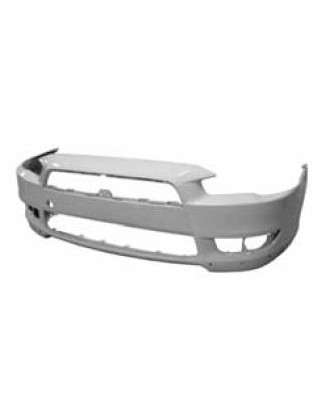 PARAURTI ANTERIORE 5 PORTE CON PRIMER CON FORI SPOILER MITSUBISHI LANCER SPORTBACK CXA 2008 VERS 4P