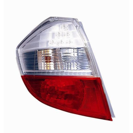 FANALE POSTERIORE DESTRO BIANCOROSSO CON PORTALAMPADA LED HONDA JAZZ GEGGGPZA 20082011