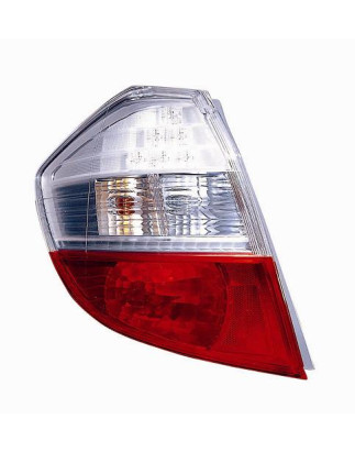 FANALE POSTERIORE SINISTRO BIANCOROSSO CON PORTALAMPADA LED HONDA JAZZ GEGGGPZA 20082011
