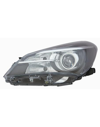 PROIETTORE DESTRO 5 PORTE WY21W CON PARABOLA NERA CON LENTICOLARE CON PREDISPOSIZIONE REGOLAZIONE ELETTRICA TOYOTA YARIS III P1
