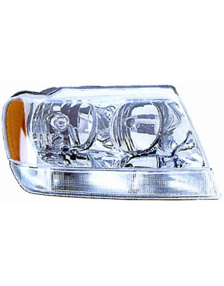 PROIETTORE DESTRO HB3,HB4 REGOLAZIONE MANUALE CON PREDISPOSIZIONE REGOLAZIONE ELETTRICA JEEP GRAND CHEROKEE WJWG 19992005