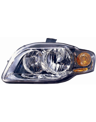 PROIETTORE SINISTRO H7,H7 CON FANALE ARANCIO CON PREDISPOSIZIONE REGOLAZIONE ELETTRICA AUDI A4 8E28E5 20042007