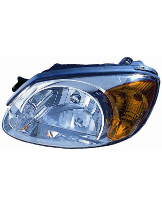 PROIETTORE SINISTRO 5 PORTE H4 CON PREDISPOSIZIONE REGOLAZIONE ELETTRICA HYUNDAI ACCENT HB LC 1999200  HYUNDAI ACCENT HB-LB LC 