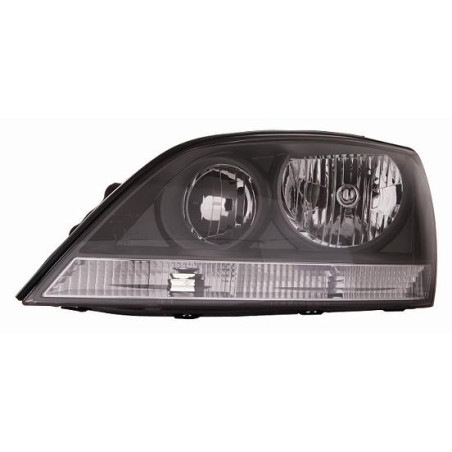 PROIETTORE SINISTRO CON PARABOLA NERA KIA SORENTO JC 20022009
