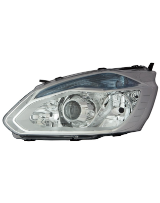 PROIETTORE DESTRO H7-H15-PY21-H1-W5WC CON PARABOLA CROMATA CON MOTORE CON LENTICOLARE FORD TRANSITTOURNEO CUSTOM FYFZ 20132018