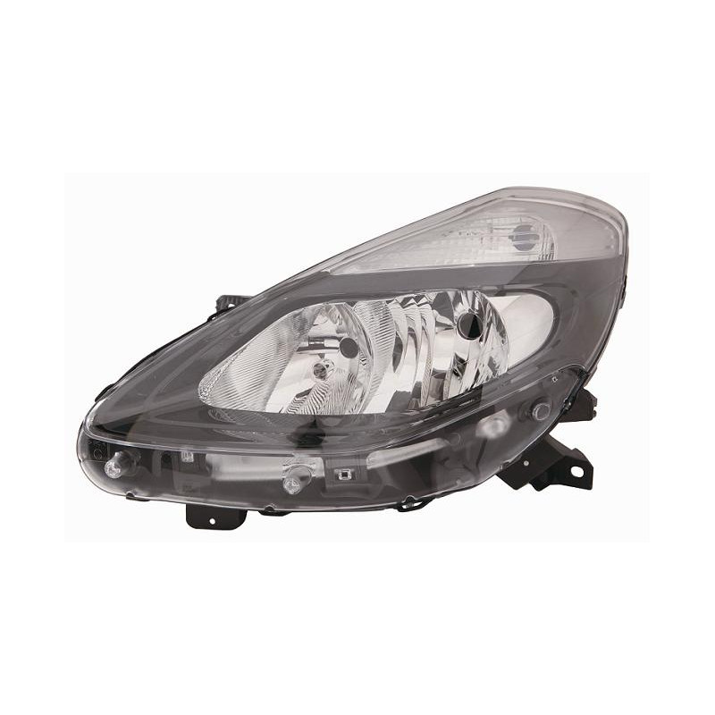 PROIETTORE DESTRO 2H7 CON PARABOLA NERA CON PREDISPOSIZIONE REGOLAZIONE ELETTRICA RENAULT CLIO III BR0 1CR0 1 20092013