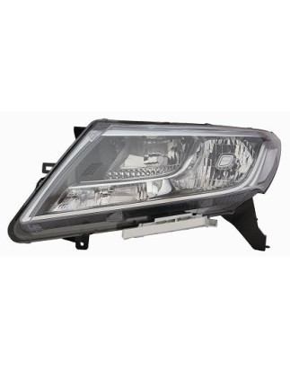 PROIETTORE DESTRO H11 CON PARABOLA NERA CON PREDISPOSIZIONE REGOLAZIONE ELETTRICA NISSAN PU NAVARA NP300 2WD-4WD D23 20152025, 
