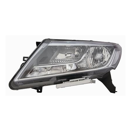 PROIETTORE DESTRO H11 CON PARABOLA NERA CON PREDISPOSIZIONE REGOLAZIONE ELETTRICA NISSAN PU NAVARA NP300 2WD-4WD D23 20152025, 