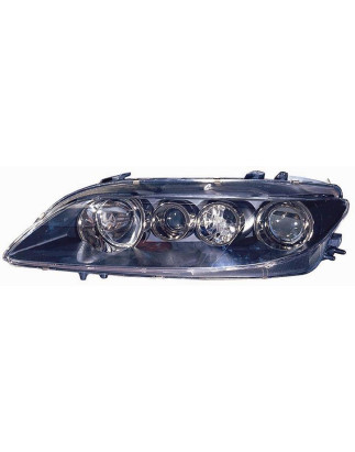 PROIETTORE DESTRO 2H1 SENZA FENDINEBBIA CON PARABOLA NERA CON PREDISPOSIZIONE REGOLAZIONE ELETTRICA MAZDA 6 GGGHGY 20022008