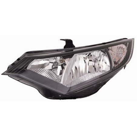 PROIETTORE DESTRO 5 PORTE H7,H7 CON PARABOLA NERA CON MOTORE HONDA CIVIC HB-LB FK 20122016
