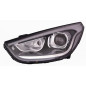 PROIETTORE DESTRO CON LUCE DI POSIZIONE A LED CON PARABOLA NERA CON PREDISPOSIZIONE REGOLAZIONE ELETTRICA HYUNDAI iX35TUCSON LM