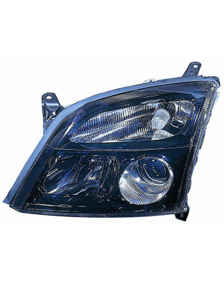 PROIETTORE DESTRO H7,H7 CON PARABOLA NERA CON PREDISPOSIZIONE REGOLAZIONE ELETTRICA OPEL SIGNUM Z03 20032006, OPEL VECTRA C Z02