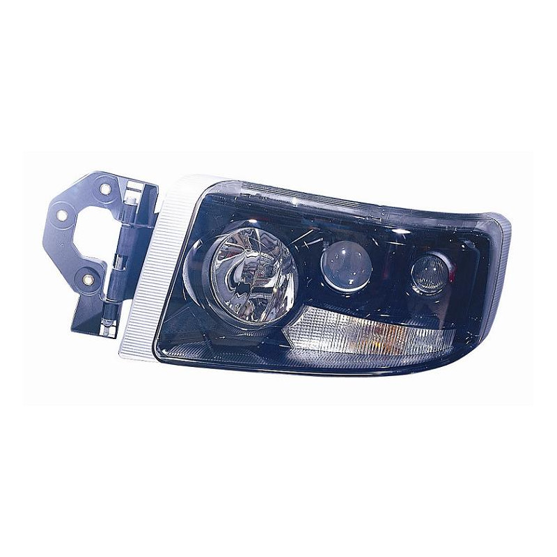 PROIETTORE SINISTRO CON PARABOLA NERA CON FENDINEBBIA RENAULT PREMIUM 2005 VERS 072001