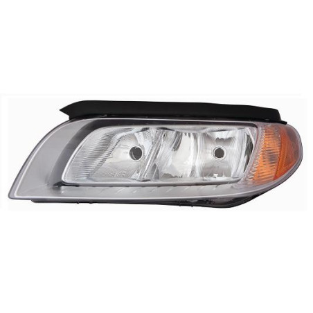 PROIETTORE SINISTRO LED CON PARABOLA CROMATA CON MOTORE CON LUCE DIURNA LED VOLVO S80 124 2013, VOLVO V70 135 2013, VOLVO XC70 