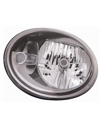 PROIETTORE SINISTRO H4 CON PARABOLA NERA CON MOTORE VOLKSWAGEN NEW BEETLE 5C15C2 20112016, VOLKSWAGEN NEW BEETLE 5C15C2 20162019