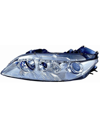 PROIETTORE DESTRO 2H1,H3 CON PARABOLA ALLUMINIO CON FENDINEBBIA MAZDA 6 GGGHGY 20022008