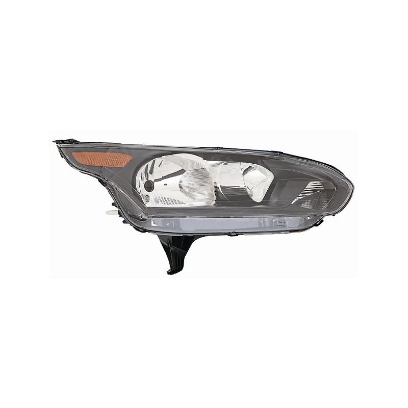 PROIETTORE DESTRO H7,H15 CON PARABOLA NERA CON MOTORE CON INDICATORE DI DIREZIONE ARANCIONE FORD TRANSITTOURNEO CONNECT C4A 201