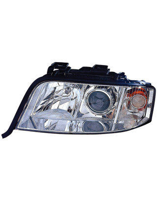 PROIETTORE SINISTRO XENON CON PREDISPOSIZIONE REGOLAZIONE ELETTRICA AUDI A6 4B24B44B54B6 19972004