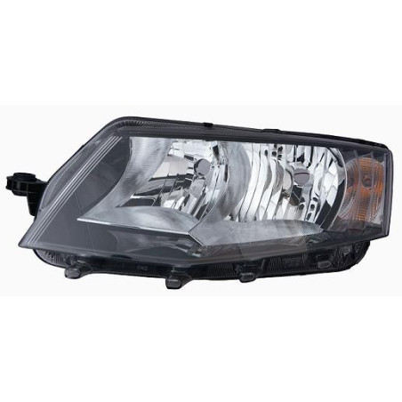 PROIETTORE SINISTRO H7,H15 CON PARABOLA NERA CON MOTORE SKODA OCTAVIA 6 5E3NL3NR35E55E6 20132017