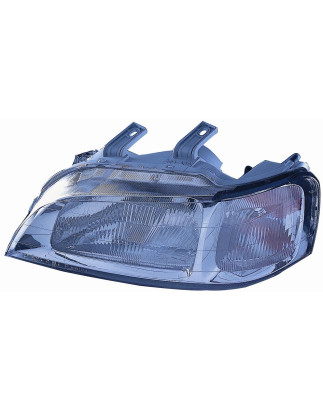 PROIETTORE SINISTRO 5 PORTE H4 CON PARABOLA CROMATA CON PREDISPOSIZIONE REGOLAZIONE ELETTRICA HONDA CIVIC HB EGEHEJ 19921996, H