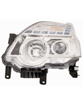 PROIETTORE SINISTRO H11,H1 CON PARABOLA CROMATA CON PREDISPOSIZIONE REGOLAZIONE ELETTRICA NISSAN X-TRAIL T30 20012014