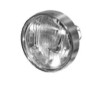PROIETTORE DESTROSINISTRO ASIMMETRICO SENZA LUCE DI POSIZIONE CON CORNICE CROMATA FIAT 500 F  L  R 19651975