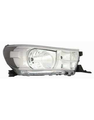PROIETTORE SINISTRO H4 CON PARABOLA CROMATA CON PREDISPOSIZIONE REGOLAZIONE ELETTRICA TOYOTA HI-LUX 2WD4WD N1 20152020