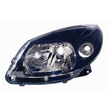 PROIETTORE SINISTRO H4 CON PARABOLA NERA CON PREDISPOSIZIONE REGOLAZIONE ELETTRICA DACIA SANDERO I BS 20082012