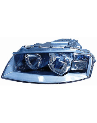 PROIETTORE DESTRO 35 PORTE H7,H7 CON PREDISPOSIZIONE REGOLAZIONE ELETTRICA AUDI A3 8P18PA 20032008