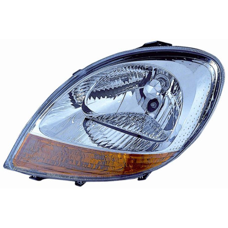 PROIETTORE DESTRO H4 CON INDICATORE DI DIREZIONE ARANCIO CON PREDISPOSIZIONE REGOLAZIONE ELETTRICA NISSAN KUBISTAR X76 20032009