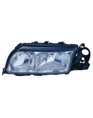 PROIETTORE DESTRO H7,H7 REGOLAZIONE ELETTRICA CON CORNICE INTERNA NERA VOLVO S80 184 19992006
