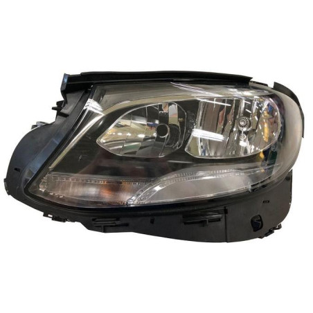 PROIETTORE SINISTRO LED CON PARABOLA NERA CON LUCE DIURNA LED MERCEDES-BENZ E CLASS W213 20162020