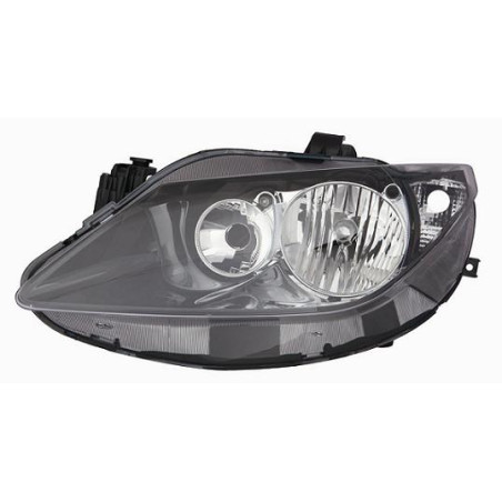 PROIETTORE SINISTRO 3 PORTE 2H7 CON PARABOLA DOPPIA NERA SEAT IBIZA 6J56P1 20082012
