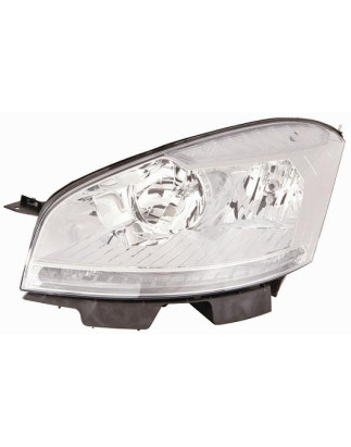 PROIETTORE DESTRO H7,H1 CON MOTORE CON FANALE BIANCO CITROEN C4 PICASSOGRAND PICASSO UDUA 20072014