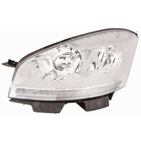 PROIETTORE DESTRO H7,H1 CON MOTORE CON FANALE BIANCO CITROEN C4 PICASSOGRAND PICASSO UDUA 20072014