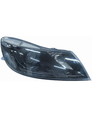 PROIETTORE SINISTRO CON PARABOLA NERA CON MOTORE SKODA OCTAVIA 5 3U4 20082013